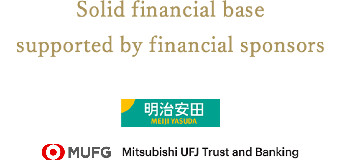 Solid financial base supported by financial sponsors